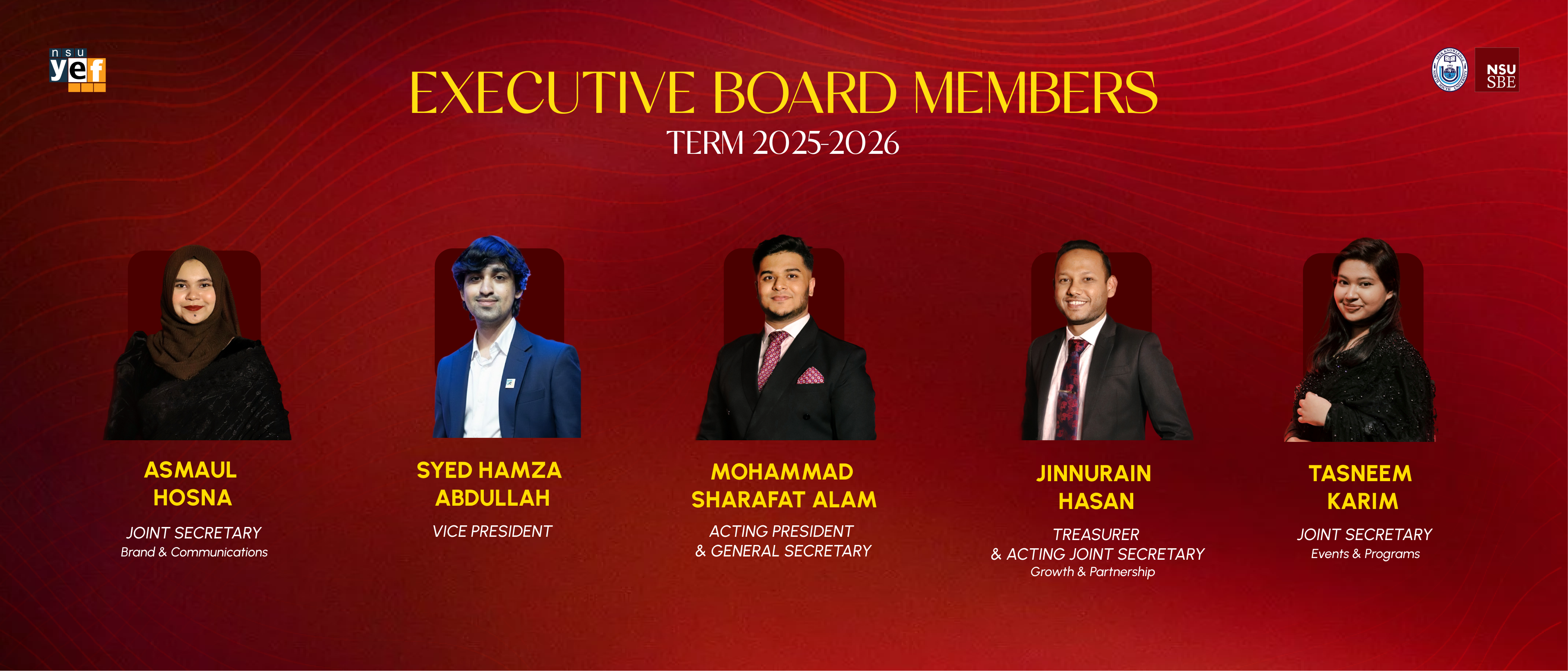 YEF Executive Body Banner